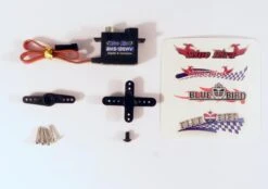 Blue Bird BMS-126WV+ Servo - 6.5Kg.cm 0.07s 11.3g 10mm -RC Gear Direct blue bird bms 126wv servo 6 5kg cm 0 07s 11 3g 10mm 50