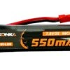 Bonka HV LiPo 2S 550mAh 7.6V 90C JST