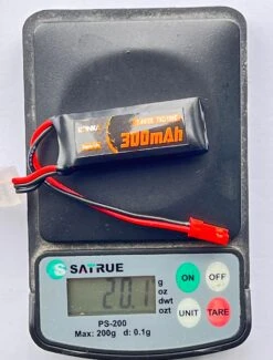 Bonka LiPo 2S 300mAh 7.4V 75C JST -RC Gear Direct bonka lipo 2s 300mah 7 4v 75c jst 30