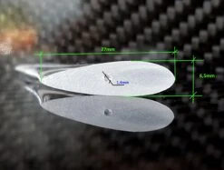 Clear Streamlined Antenna Supports (2) -RC Gear Direct clear streamlined antenna supports 2 40