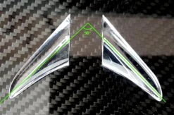 Clear Streamlined Antenna Supports (2) -RC Gear Direct clear streamlined antenna supports 2 50