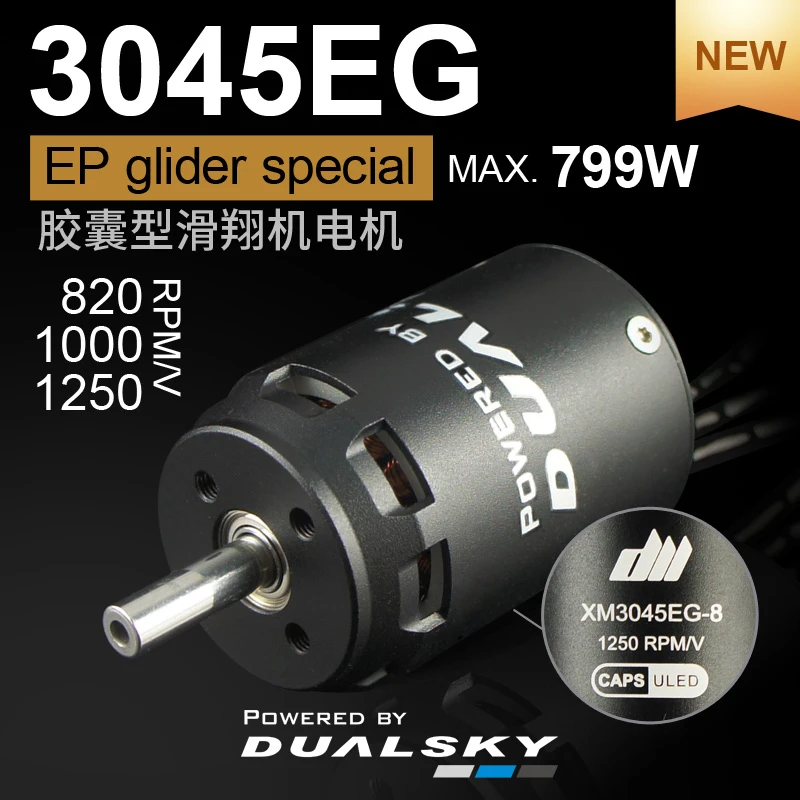 Dualsky XM3045EG-8 1250 RPM/V 120g Cased Outrunner 2 Dualsky XM3045EG-8 1250 RPM/V 120g Cased Outrunner - Image 2