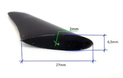 Flexible Streamlined Antenna Supports (2) -RC Gear Direct flexible streamlined antenna supports 2 25