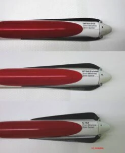 GM 14x8F Folding Prop Blades Flat -RC Gear Direct gm 14x8f folding prop blades flat 40