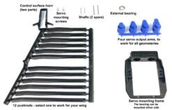 Integrated Drive System/Mono For Robbe/Futaba S3150, S3155, S3171SV, S3172SV & S3174SV -RC Gear Direct integrated drive system mono for robbe futaba s3150 s3155 s3171sv s3172sv s3174sv 50