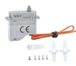 KST HS08B Servo - 5.2Kg.cm 0.11s 11.0g 8mm -RC Gear Direct kst hs08b servo 5 2kg cm 0 11s 11 0g 8mm 50