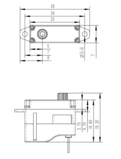 KST X06 V6 Servo - 1.8Kg.cm 0.07s 6.4g 7mm -RC Gear Direct kst x06 v6 servo 1 8kg cm 0 07s 6 4g 7mm 110