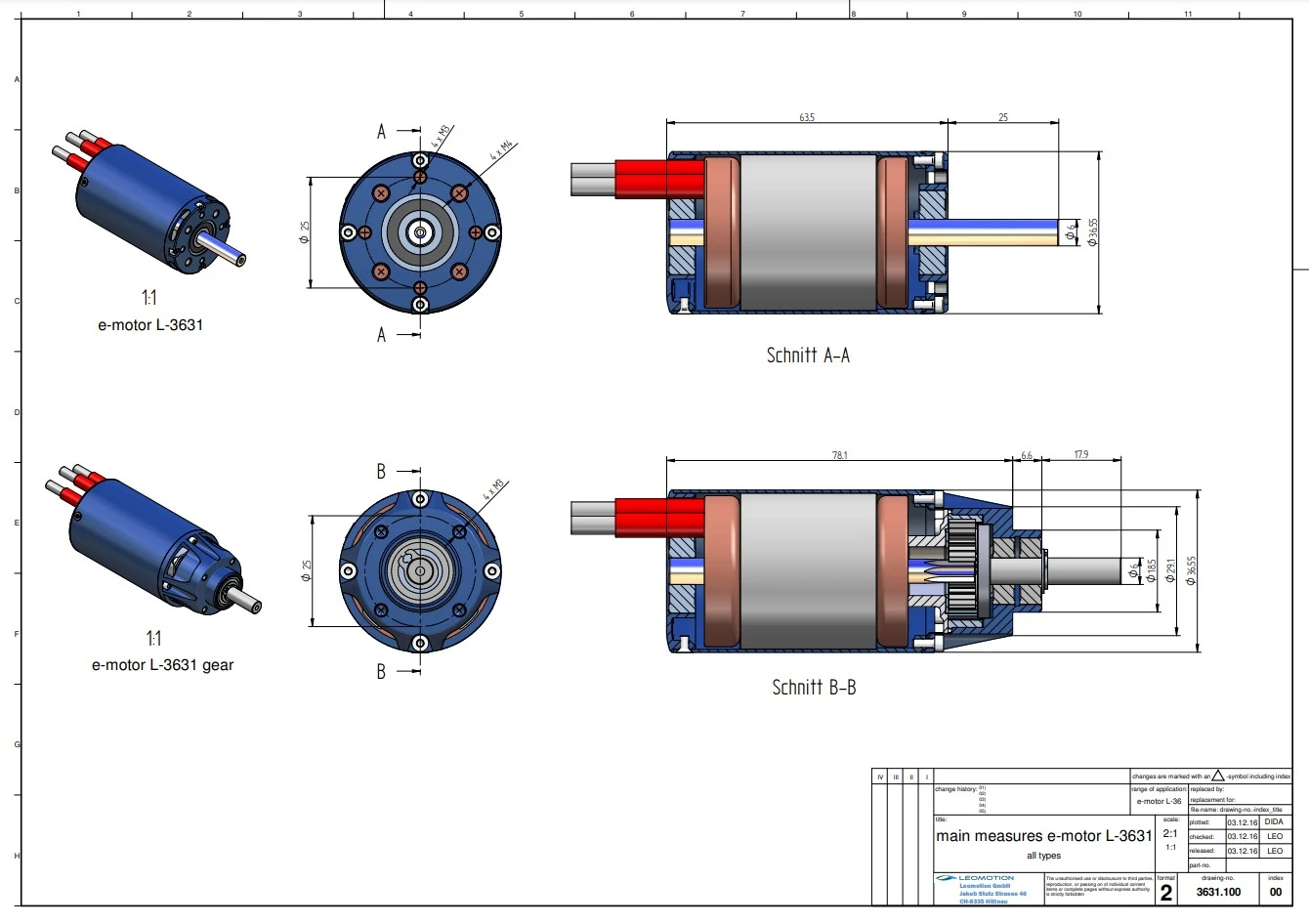 Leomotion L3631-2050 6.7:1 310g 6 Leomotion L3631-2050 6.7:1 310g - Image 6