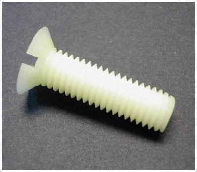 M4x25 Mm Countersunk Slot End Nylon Screws (5) 1 M4x25 Mm Countersunk Slot End Nylon Screws (5)