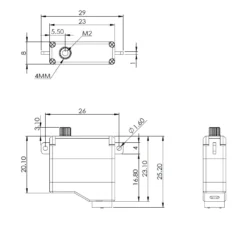 MKS HV6120 Wing Servo - 5.4Kg.cm 0.08s 11.0g 8mm 9 MKS HV6120 Wing Servo - 5.4Kg.cm 0.08s 11.0g 8mm -RC Gear Direct mks hv6120 wing servo 5 4kg cm 0 08s 11 0g 8mm 100