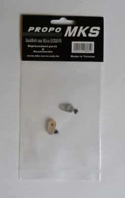 MKS Short Metal Servo Output Arms (2) -RC Gear Direct mks short metal servo output arms 2 40