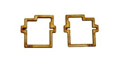 Ply Frame For MKS DS6100 & HV6100 (pair) New -RC Gear Direct ply frame for mks ds6100 hv6100 pair new 30