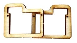 Ply Frame For MKS HS75 (pair) New 7 Ply Frame For MKS HS75 (pair) New -RC Gear Direct ply frame for mks hs75 pair new 40