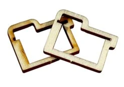 Ply Frame For MKS HS75H (Pair) New -RC Gear Direct ply frame for mks hs75h pair new 20