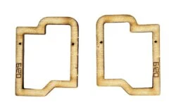 Ply Frame For MKS HV6120 (pair) New -RC Gear Direct ply frame for mks hv6120 pair new 30