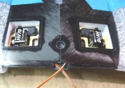 Ply Frame For MKS HV70 (Pair) -RC Gear Direct ply frame for mks hv70 pair installed in alien wing