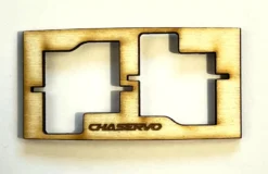 Ply Frame For Two CHA DS06 Servos -RC Gear Direct ply frame for two cha ds06 servos 30