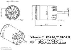 XPower F3426/7 Storm 1250 RPM/V 142g Cased Outrunner -RC Gear Direct xpower f3426 7 storm 1250 rpm v 142g cased outrunner 150